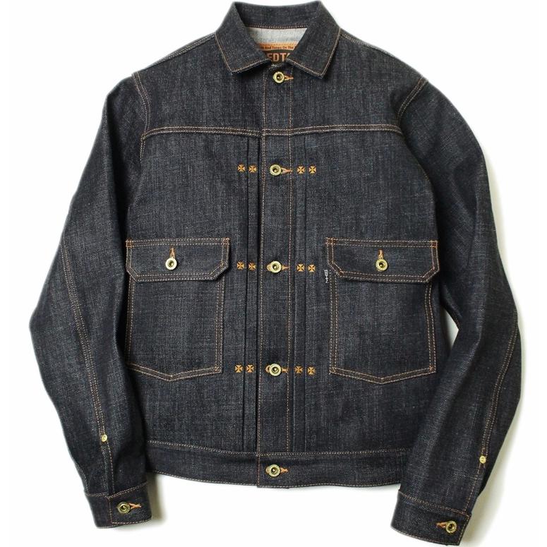 RED TAIL デニムジャケット Cross Denim Jacket Lサイズ Red Tail レッドテイル デニムジャケット Cross Denim