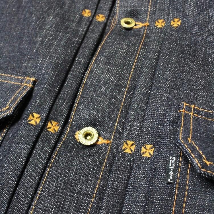 Lサイズ Red Tail レッドテイル デニムジャケット Cross Denim