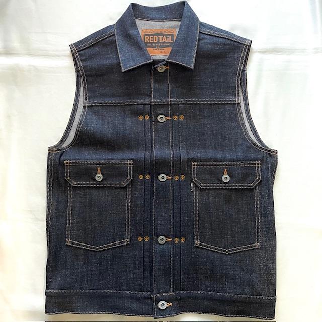 RED TAiL/Cross Denim Vest 〔Blue〕サイズ(L) Lサイズ Red Tail レッドテイル デニムベスト Cross Denim Vest Blue