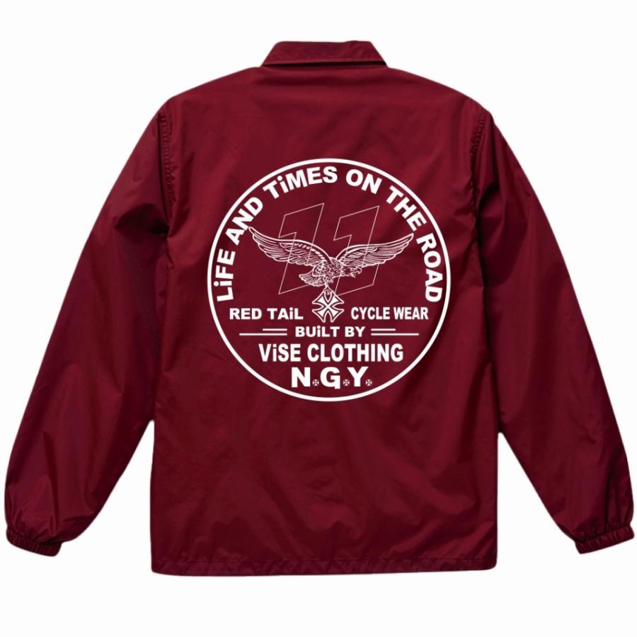 asics ネイビー/レッド ジャケット Coach Jacket M/L Mサイズ Red Tail レッドテイル V22-E ZF Nylon Coach Jacket コーチ