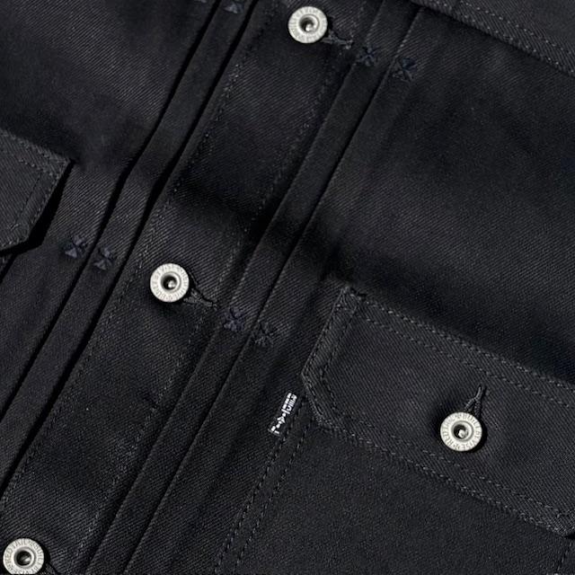 Lサイズ Red Tail レッドテイル クロス デニムベスト Cross Denim Vest 6th ブラック VISE |  | 01
