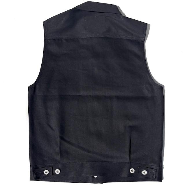 Lサイズ Red Tail レッドテイル クロス デニムベスト Cross Denim Vest 6th ブラック VISE |  | 03