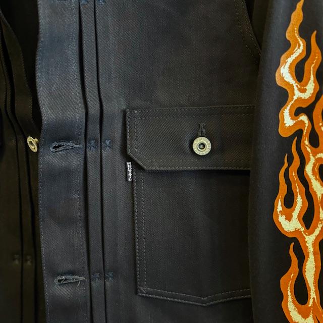 Lサイズ Red Tail レッドテイル クロス デニムベスト Cross Denim Vest 6th ブラック VISE |  | 06