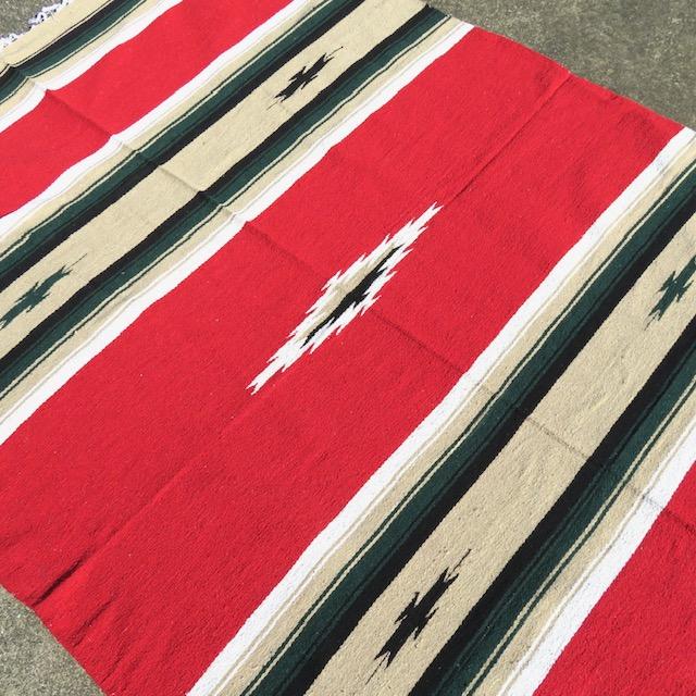 El Paso SADDLE BLANKET 新品 150cm x210cm サラペ ネイティブ柄