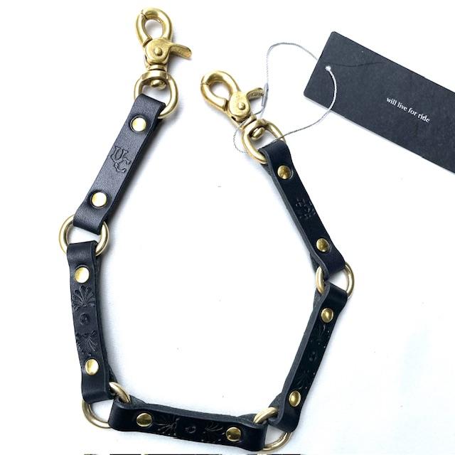 UNCROWD/アンクラウド　トラッカーウォレット　ウォレットチェーンセット BLUCO UNCROWD トラッカーウォレット レザーチェーン付き アン