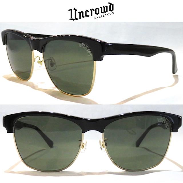 UNCROWD(アンクラウド) CHASER ブラックフレームｘグリーンレンズ BLUCO（ブルコ） ダークグリーンレンズ UNCROWD サングラス Model