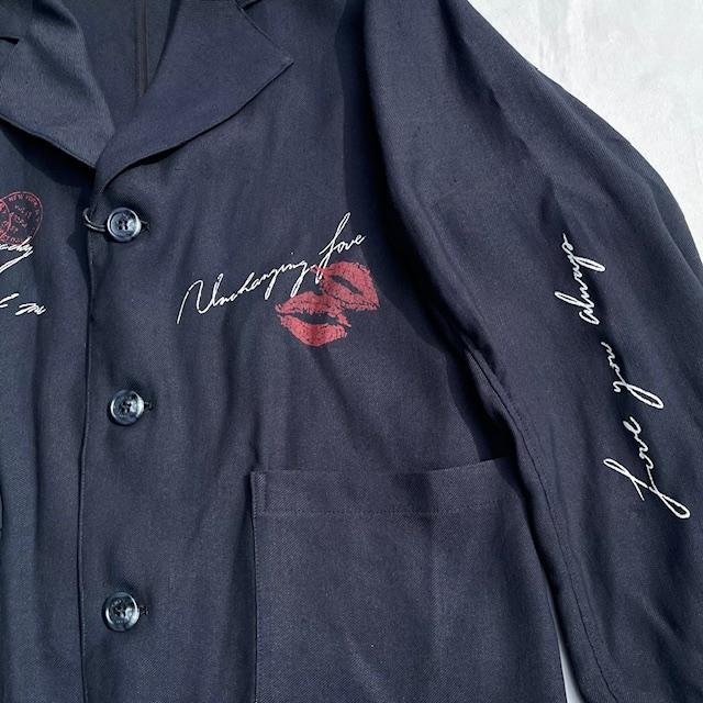 UNCHANGING LOVE アンチェンジングラブ Dear You ジャケット、パンツ セットアップ ブラック色の画像