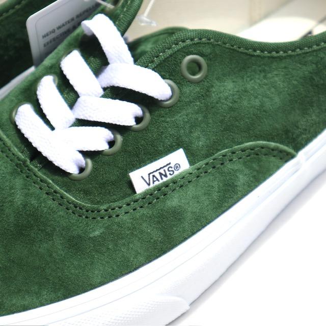 29cm Vans AUTHENTIC オーセンティック Pig Suede Douglas Fir バンズ