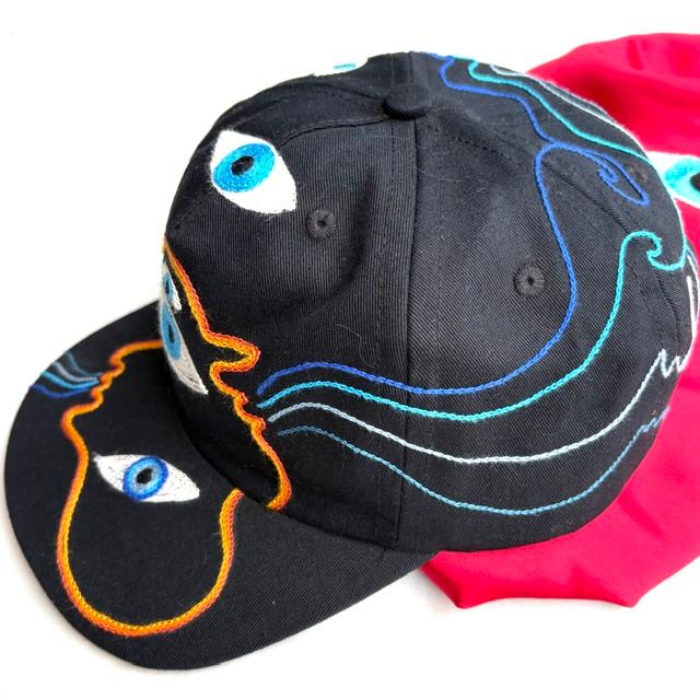超レア GUY LE x JASON REDWOOD コラボ tattoo 5PANEL 刺繍キャップ