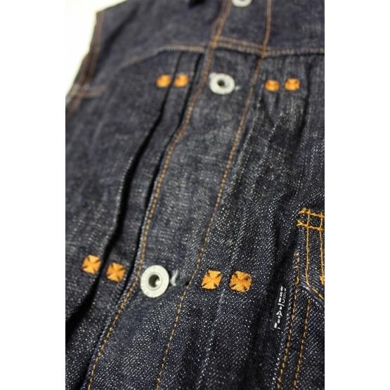 Lサイズ Red Tail レッドテイル デニムベスト Cross Denim Vest