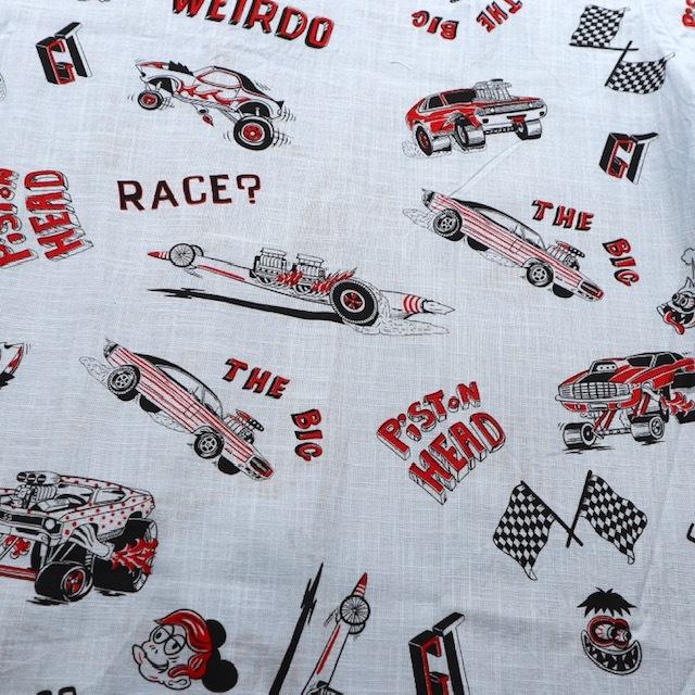 Weirdo ウィアード 半袖シャツ ストライプ、サーカス柄 Weirdo