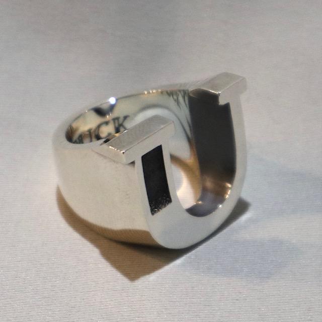 サイズ23,25号 WEIRDO ウィアード FUCK U RING SILVER925 シルバーリングの画像