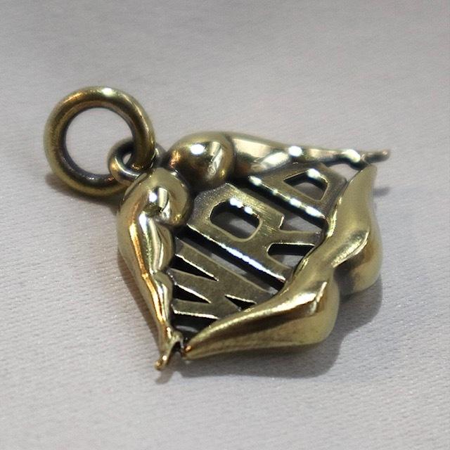 WEIRDO ウィアード ロゴ ペンダントトップ シルバー チャーム ゴールド