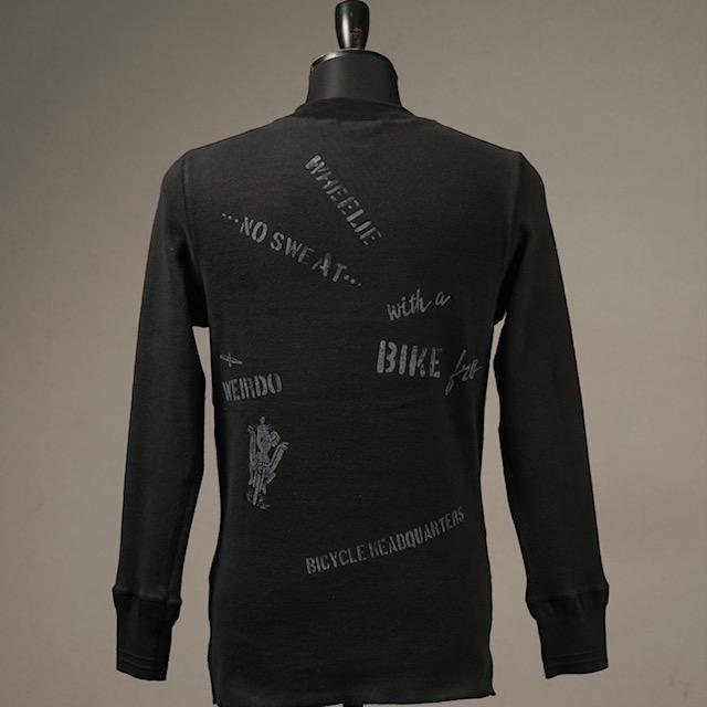 WEIRDO（ウィアード） Lサイズ ヘンリーネック ロンT NO GAS? L/S 