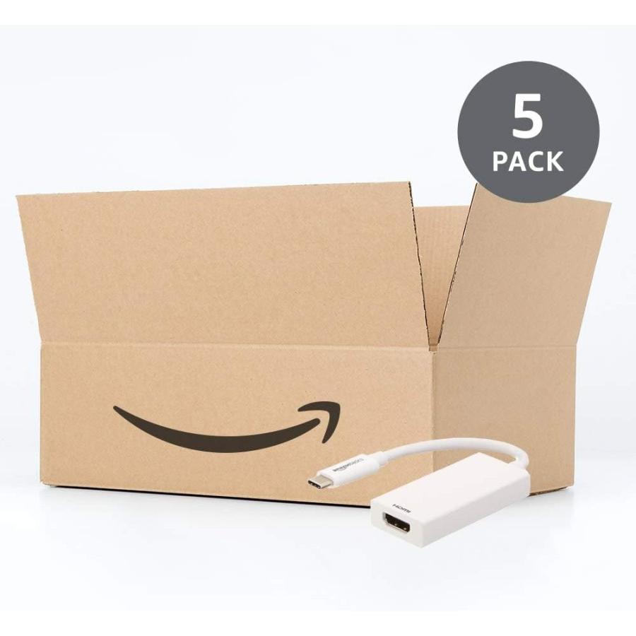 USB3.1 Type-C - HDMI アダプター 白 5点セット Amazon Basics Amazonベーシック 最大4K解像度(3840x2160 30Hz) ホワイト 5本入 B07CZVM993 ◆宅 | amazon | 03