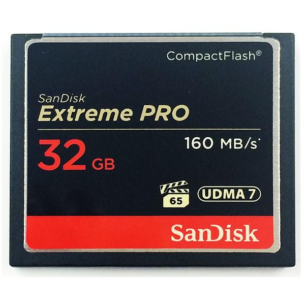 32GB SanDisk/サンディスク コンパクトフラッシュ Extreme Pro 最大160MB/秒 1067倍速 UDMA7対応 海外リテール SDCFXPS-032G-X46 ◆メ | SanDisk