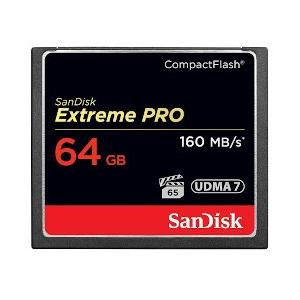 64GB SanDisk/サンディスク コンパクトフラッシュ Extreme Pro 最大160MB/秒 1067倍速 UDMA7対応 海外リテール品 SDCFXPS-064G-X46 ◆メ | SanDisk