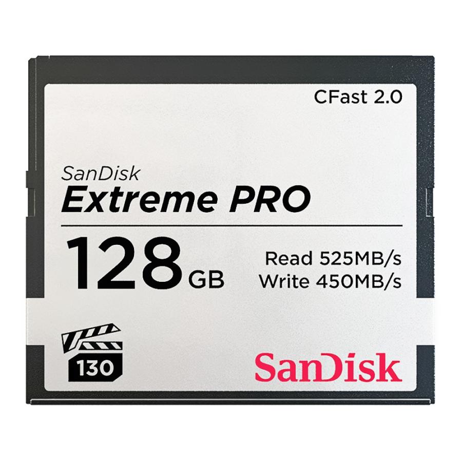 CFast 128GB CFast2.0カード SanDisk サンディスク Extreme PRO R:525MB/s W:450MB/s 4K動画 海外リテール SDCFSP-128G-G46D ◆メ | SanDisk