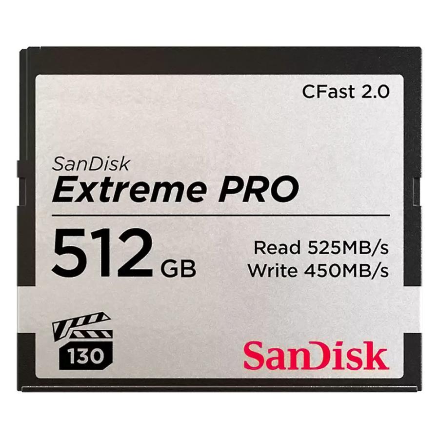 CFast 512GB CFast2.0カード SanDisk サンディスク Extreme PRO R:525MB/s W:450MB/s 4K動画 海外リテール SDCFSP-512G-G46D ◆宅 | SanDisk