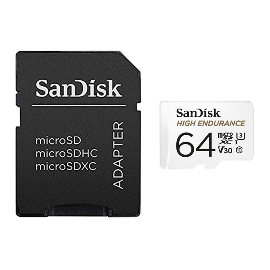 64GB 高耐久 microSDXCカード マイクロSD SanDisk サンディスク Class10 UHS-1 U3 V30 R:100MB/s W:40MB/s 海外リテール SDSQQNR-064G-GN6IA ◆メ｜flashmemory