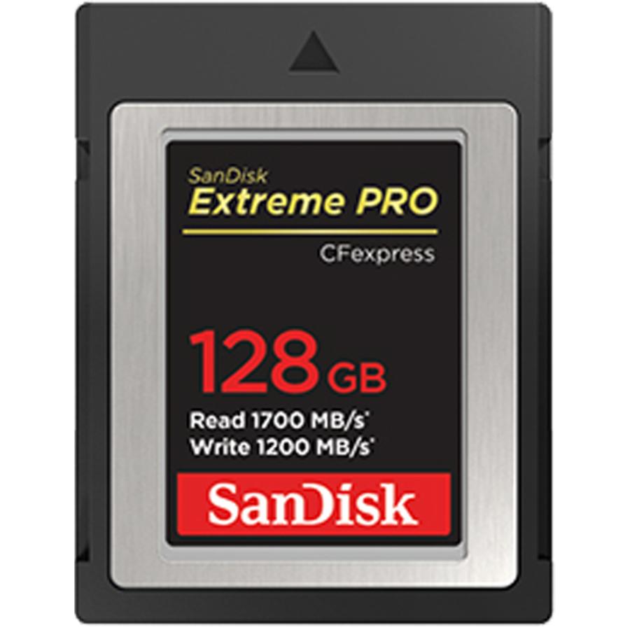 128GB CFexpress Type B カード Extreme PRO SanDisk サンディスク RAW 4K対応 R:1700MB/s W:1200MB/s 海外リテール SDCFE-128G-GN4NN ◆メ｜flashmemory