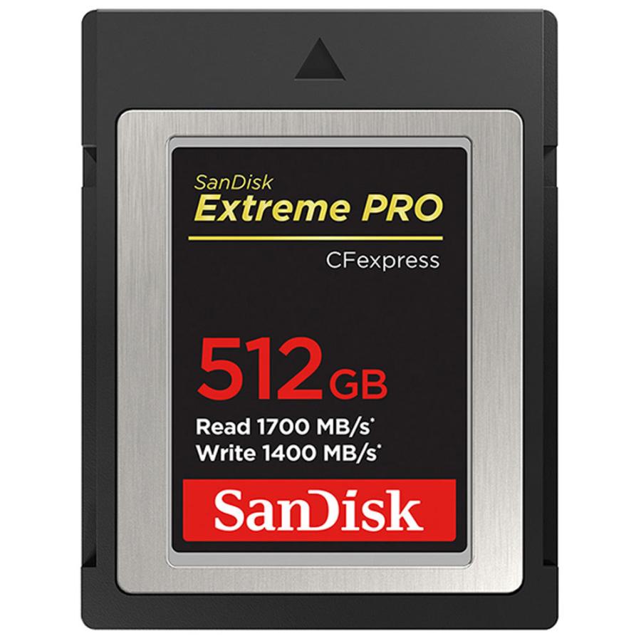 512GB CFexpress Type B カード Extreme PRO SanDisk サンディスク RAW 4K対応 R:1700MB/s W:1400MB/s 海外リテール SDCFE-512G-GN4NN ◆宅｜flashmemory