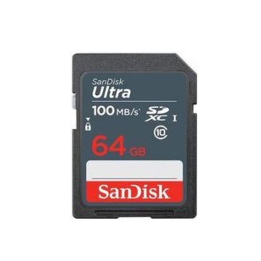 64GB SDXCカード SDカード SanDisk サンディスク Ultra UHS-I メ 売買 奉呈 海外リテール R:100MB s U1 SDSDUNR-064G-GN3IN