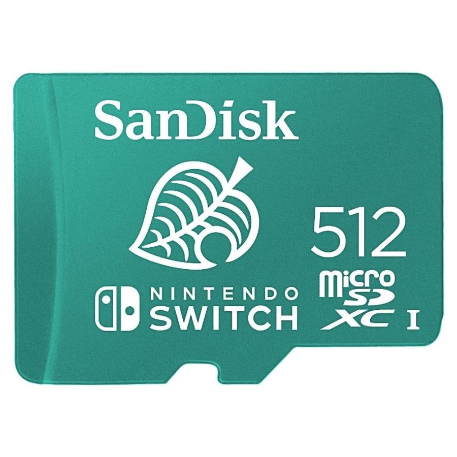 512GB microSDXCカード for Nintendo Switch マイクロSD SanDisk サンディスク UHS-I R:100MB/s W:90MB/s 海外リテール SDSQXAO-512G-GN3ZN ◆メ｜flashmemory