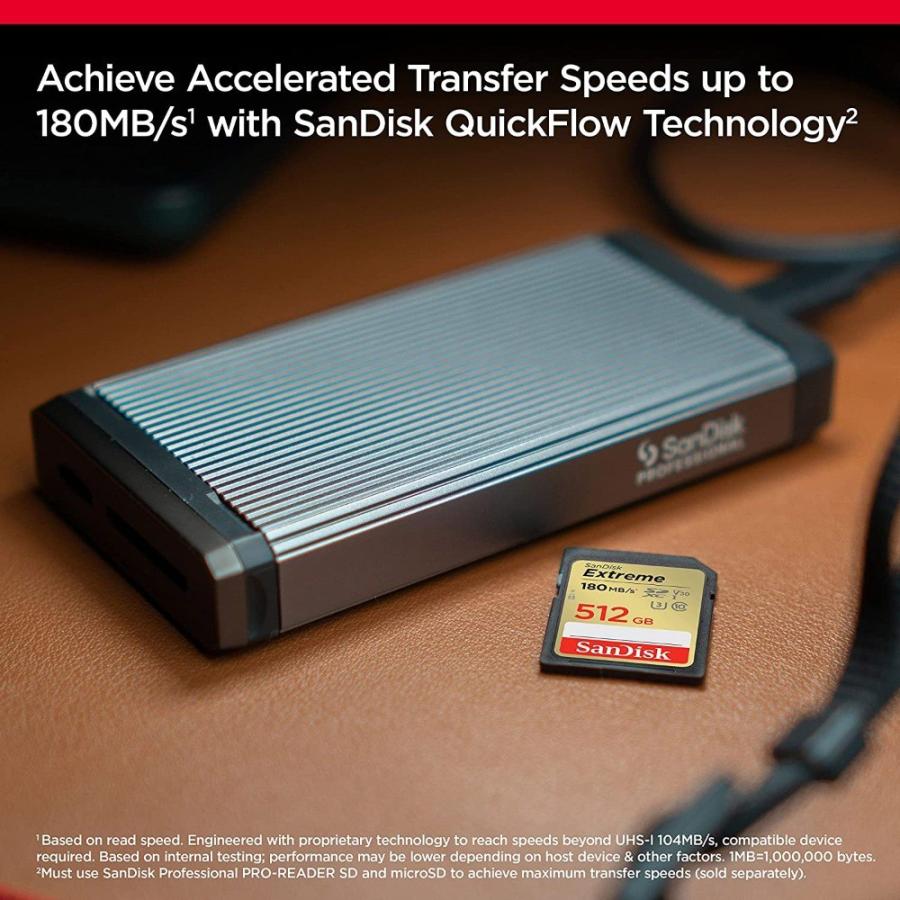SDカード SDXC 512GB Extreme SanDisk サンディスク Class10 UHS-I U3 V30 4K R:180MB/s W:130MB/s 海外リテール SDSDXVV-512G-GNCIN ◆メ | Extreme | 02