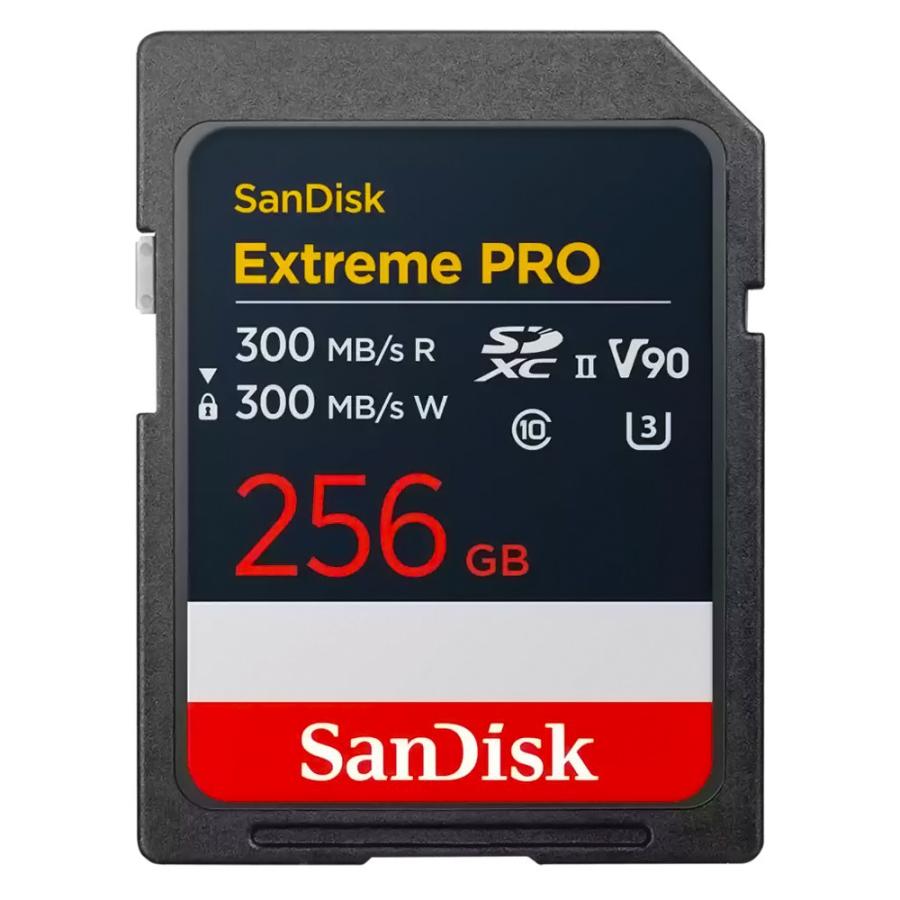 SDカード 256GB UHS-II SDXC SanDisk サンディスク Extreme PRO U3 V90 8K R:300MB/s W:300MB/s 海外リテール SDSDXDM-256G-GN4IN ◆宅 | Extreme PRO