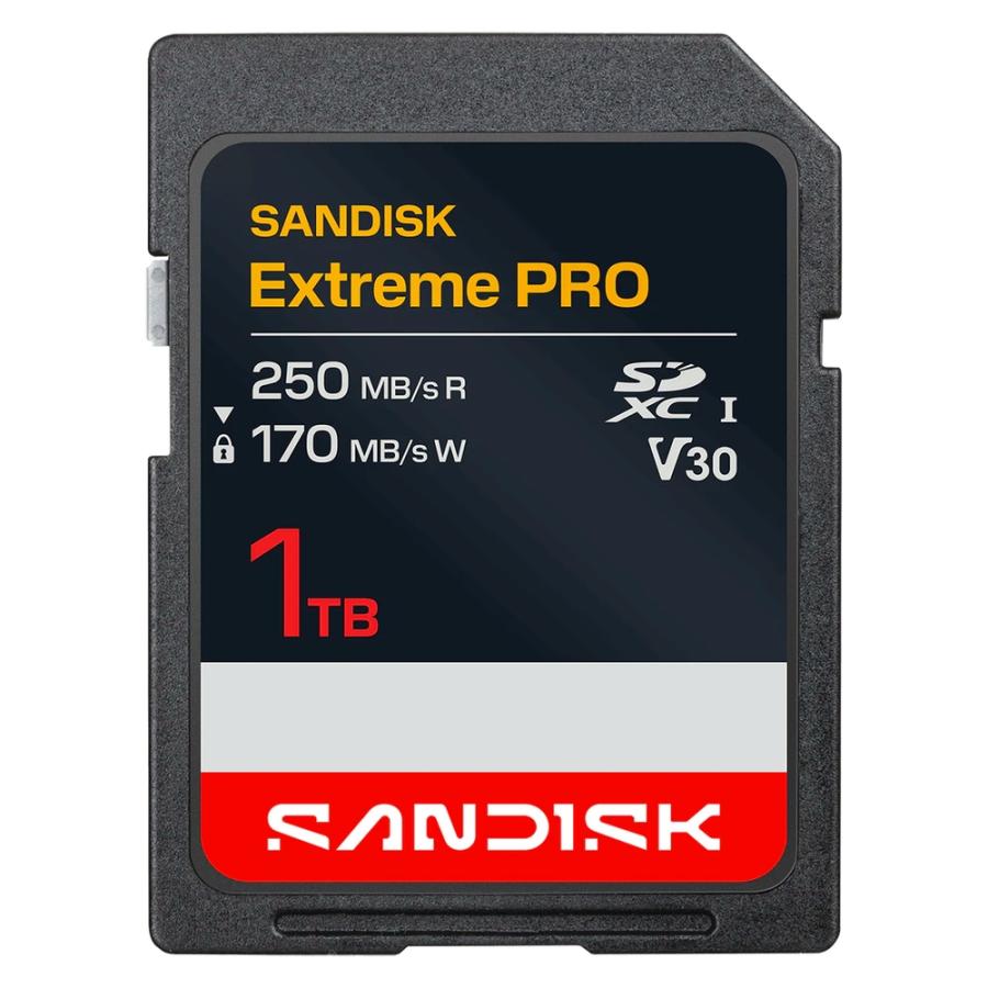 SDカード 1TB SDXC SANDISK サンディスク Extreme PRO CLASS10 UHS-I U3 V30 R:250MB/s W:170MB/s 海外リテール SDSDXXJ-1T00-GSCIN ◆コ | SanDisk