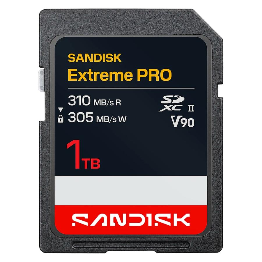 SDカード 1TB UHS-II SDXC SANDISK サンディスク Extreme PRO U3 V90 8K R:310MB/s W:305MB/s 海外リテール SDSDXDE-1T00-GN4IN ◆コ | Extreme PRO