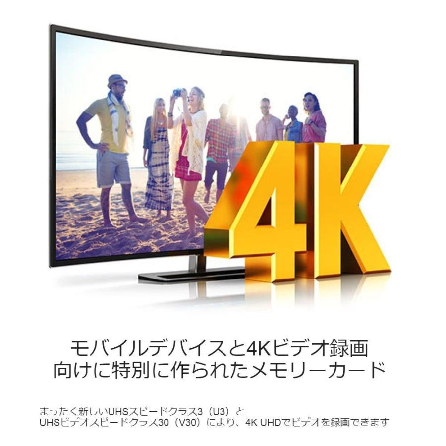 128GB microSDXCカード マイクロSD Team チーム 4Kビデオ録画向け Elite A1 UHS-I U3 V30 R:90MB/s W:45MB/s SDアダプタ付 TEAUSDX128GIV30A103 ◆メ | ブランド登録なし | 02