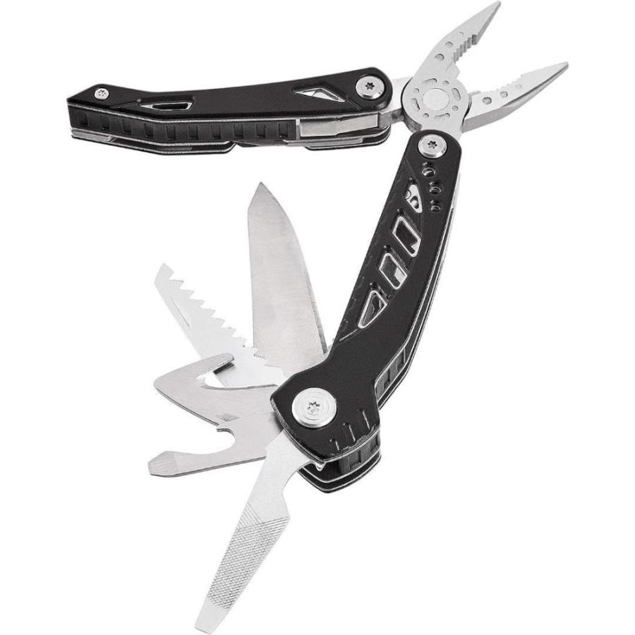 多機能ツール 11 in 1 ナイフ のこぎり ステンレス製 Amazon Basics Amazonベーシック 釣り キャンプ 安全ロック ケース付 ブラック B0CW66NR8R ◆宅 |  | 01