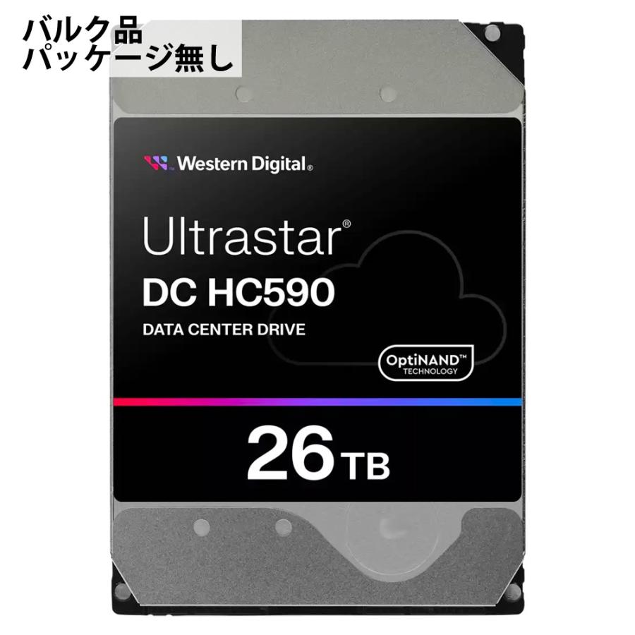HDD 26TB 内蔵型 3.5インチ WesternDigital HGST Ultrastar DC HC590 データセンター向け SATA 6Gbps 7200rpm キャッシュ512MB バルク WUH722626ALE6L4 ◆宅 | Western Digital