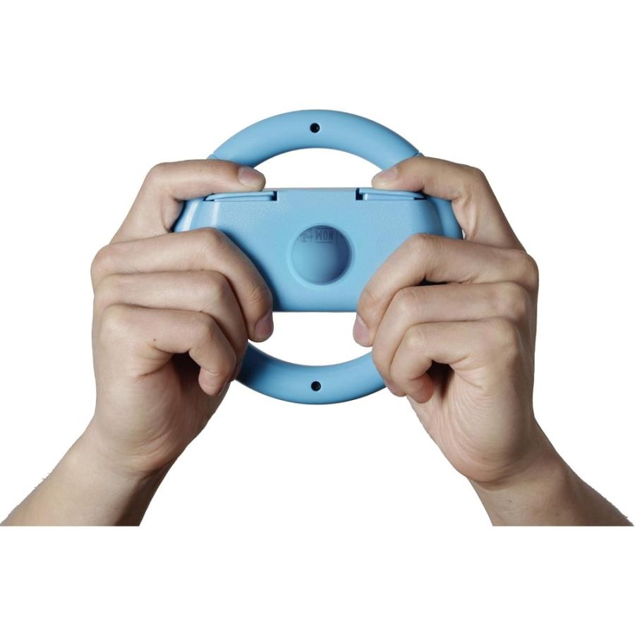 Switch用ステアリングホイール 赤青2色セット Amazonベーシック マリオカート ドライブゲーム スイッチ Joy-Con対応 2本入(レッド/ブルー) B071J4RGZB ◆宅 |  | 02