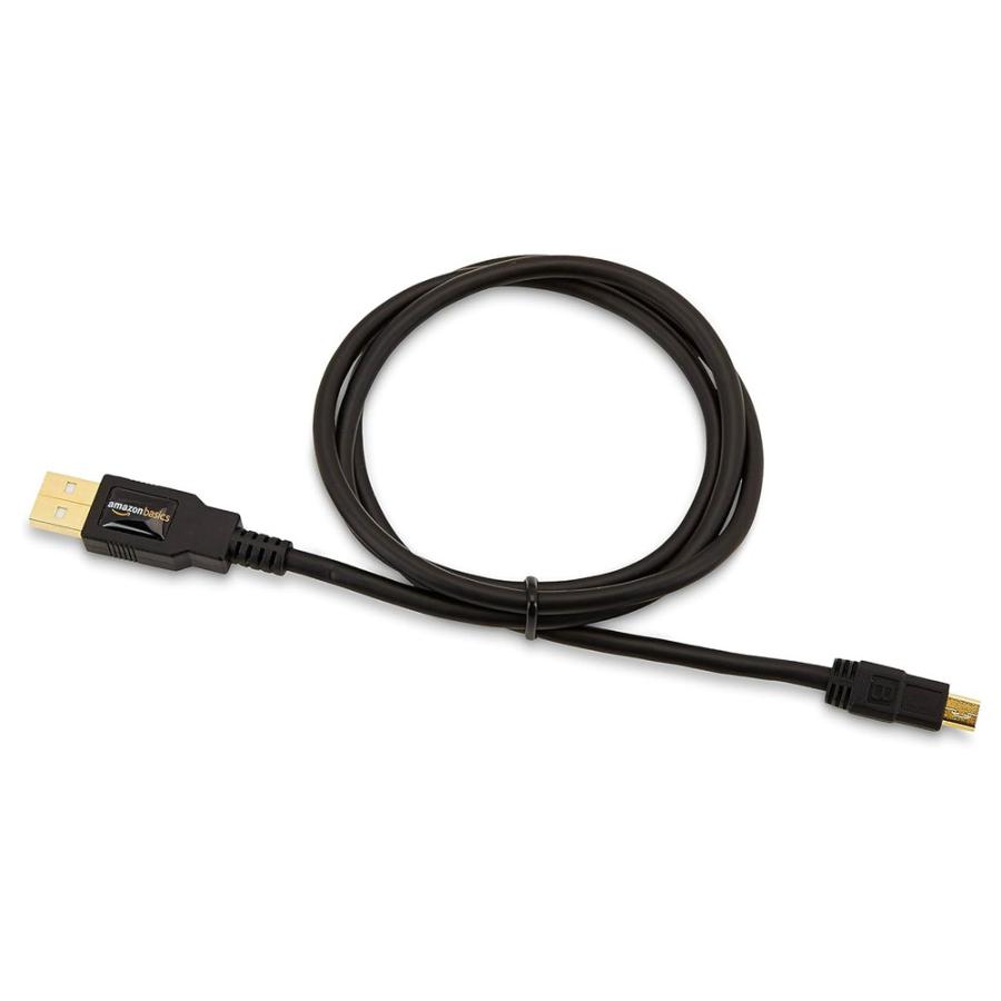 miniUSBケーブル Aオス-miniB 0.9m 黒 24点セット Amazon Basics Amazonベーシック USB2.0 AオスからMini-Bケーブル 長さ91cm ブラック 24本入 B0718XZKWH ◆宅 | amazon | 03