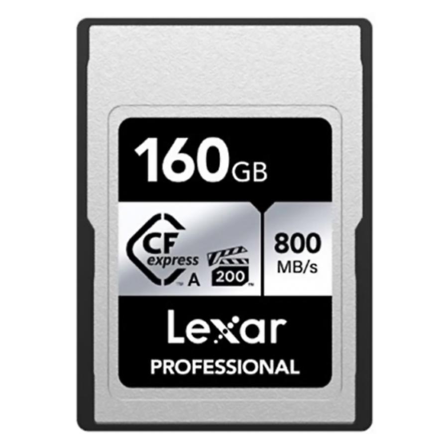 CFexpress Type-A 160GB CFエクスプレス Lexar レキサー Professional SILVER R:800MB/s W:700MB/s 8K VPG200 海外リテール LCAEXSL160G-RNENG ◆メ | 