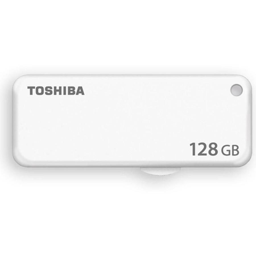 128GB USBメモリ USB2.0 TOSHIBA 東芝 引出物 TransMemory スライド式 メ ホワイト 海外リテール 希望者のみラッピング無料 THN-U203W1280E4 U203