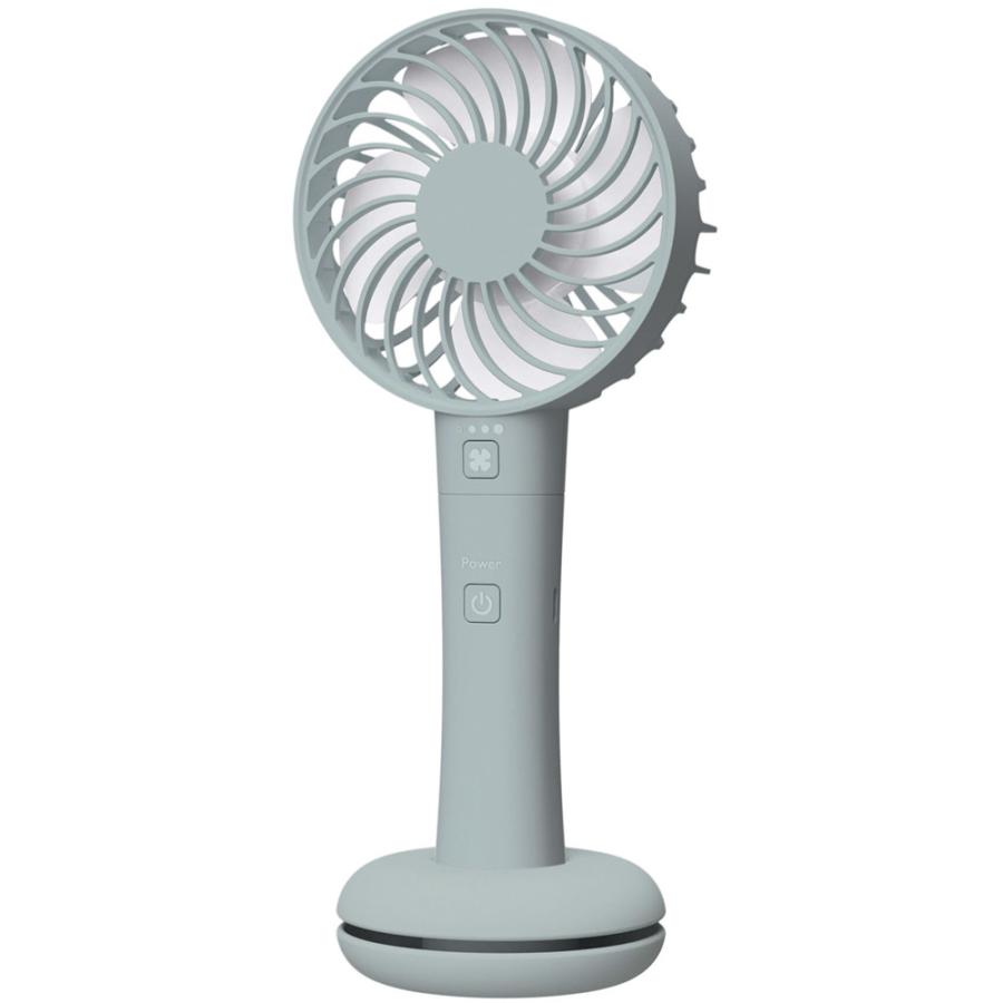 ハンディファン スマホも充電できる グリーンハウス Usb充電式 最大9h連続稼動 3