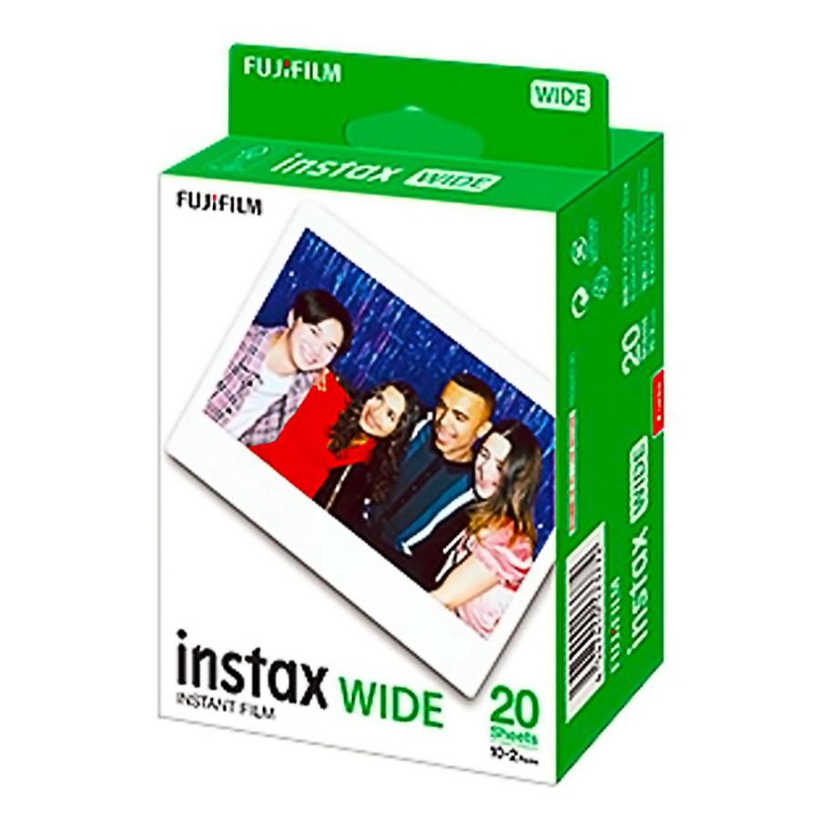 インスタントカメラ チェキ instax WIDE ワイド用フィルム 20枚(10枚×2パック) FUJIFILM フジフィルム WIDE400/300対応 INSTAXWIDEWW2 ◆メ | FUJIFILM