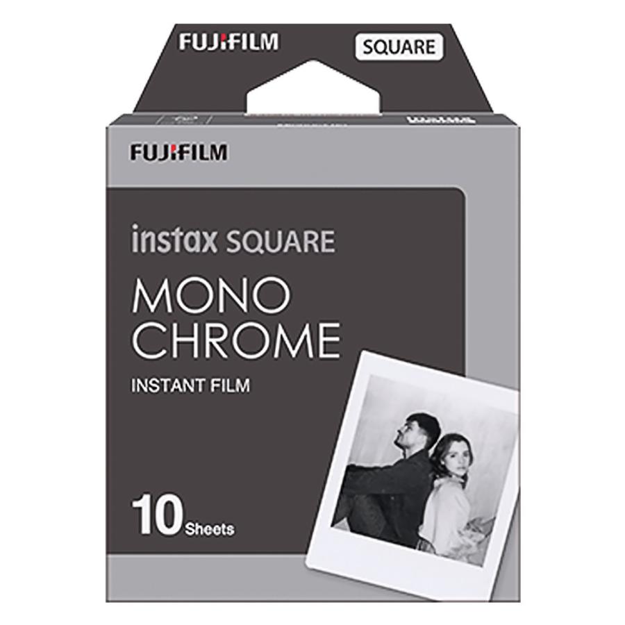 チェキ フィルム instax SQUARE モノクローム 白黒 10枚 FUJIFILM インスタントカメラ チェキ スクエア用 SQ10/SQ6/SP-3対応 INSSQMONOCHROMEWW1 ◆メ | FUJIFILM