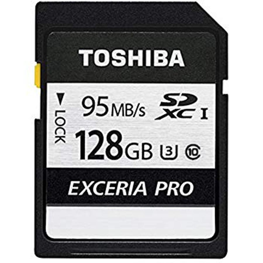 128GB SDXCカード SDカード TOSHIBA 東芝 EXCERIA PRO N401 Class10 UHS-I U3 R:95MB