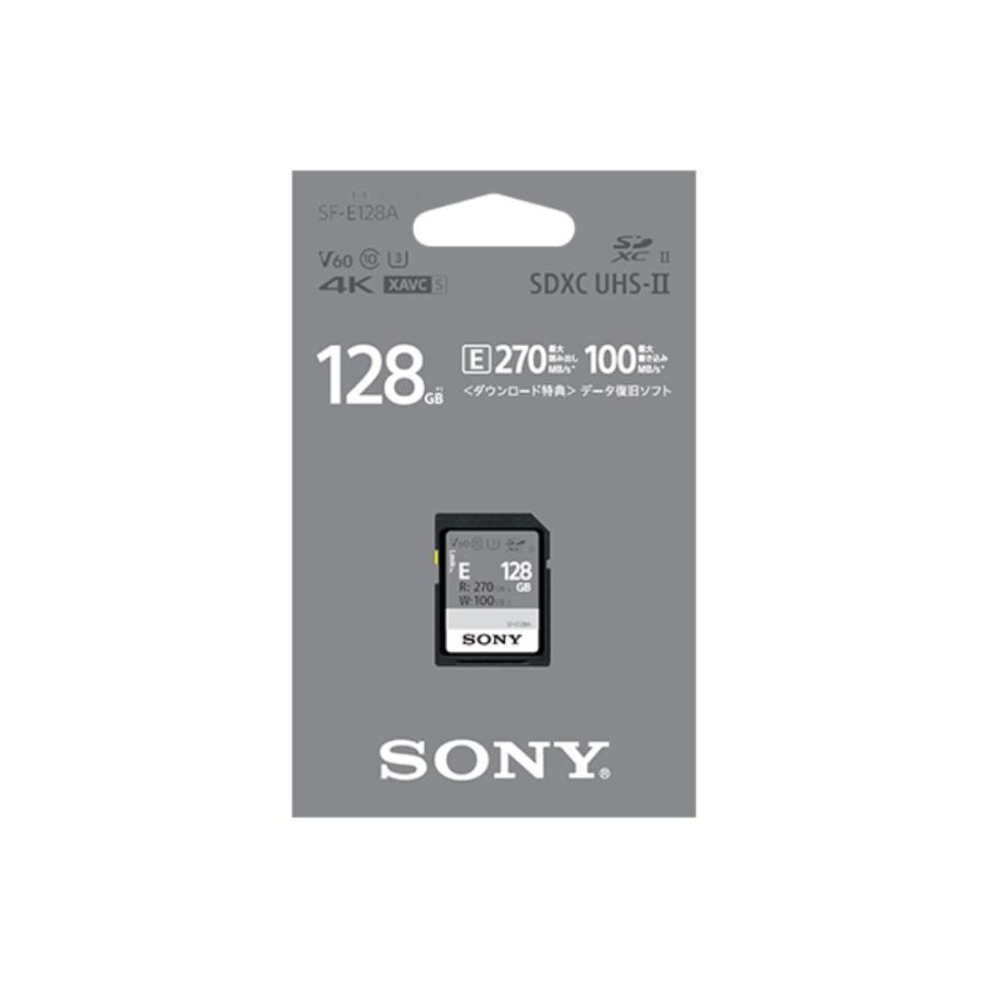 SDカード 128GB UHSII SDXC SONY ソニー UHSII Eシリーズ Class10 U3 V30 R270MB/s