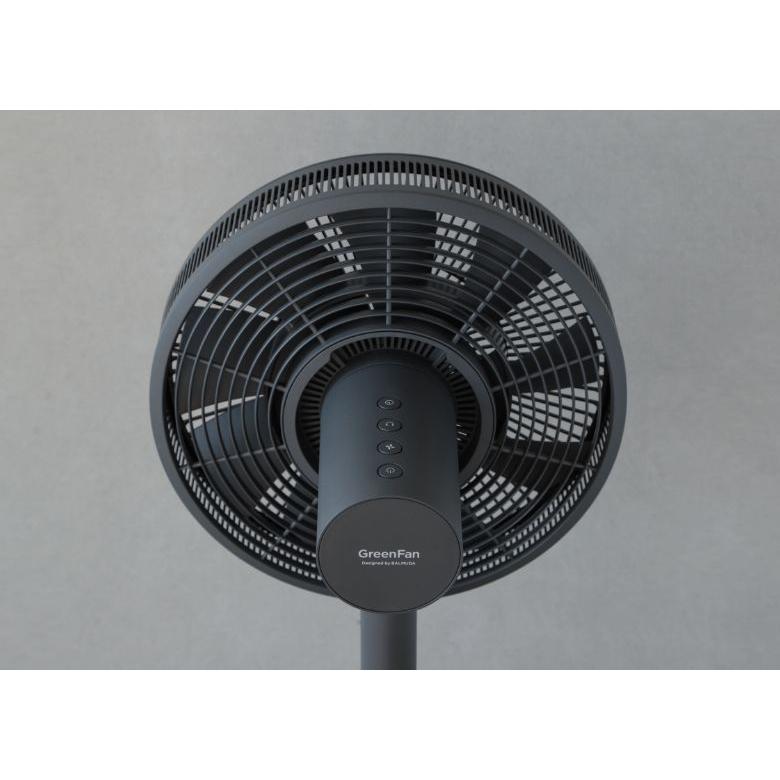 扇風機 BALMUDA The GreenFan EGF-1800 バルミューダ ザ グリーンファン DC扇風機 二重構造 どこでもターン リモコン ダークグレー×ブラック EGF-1800-DK ◆宅 | BALMUDA | 02