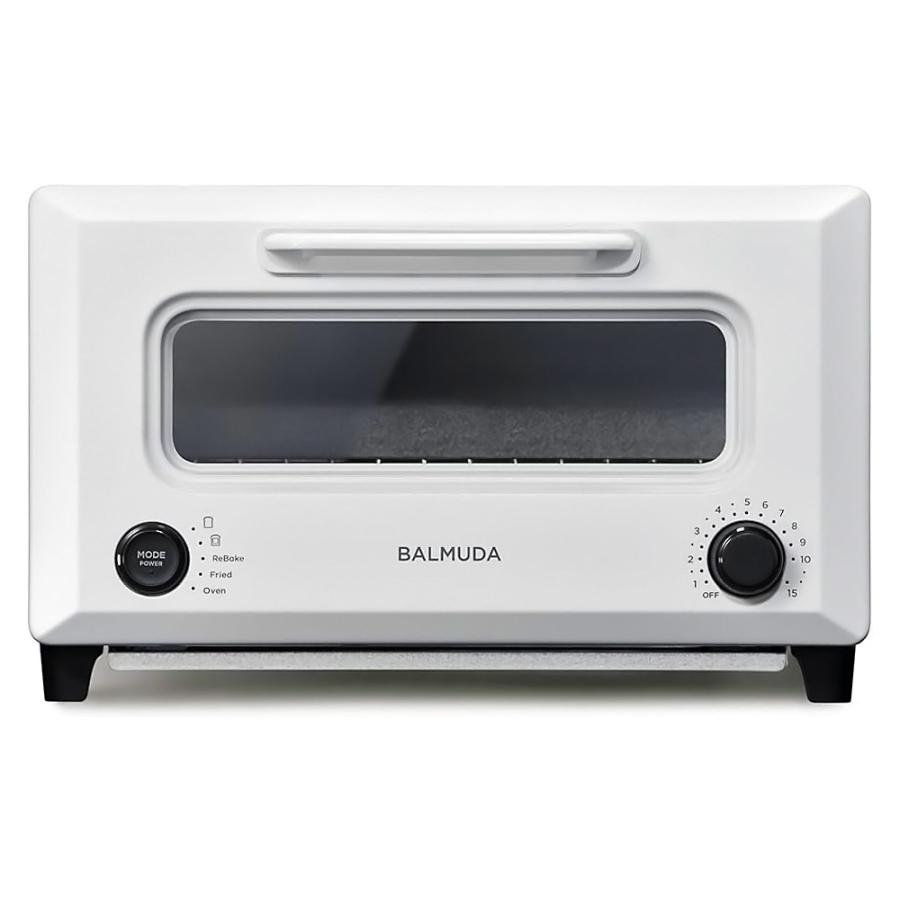 BALMUDA リベイクトースター ReBaker リベイカー KTT01JP パン 揚げ物 温め直し 揚げたて 復活 フライドモード 自動温度制御 ホワイト KTT01JP-WH ◆宅 | BALMUDA