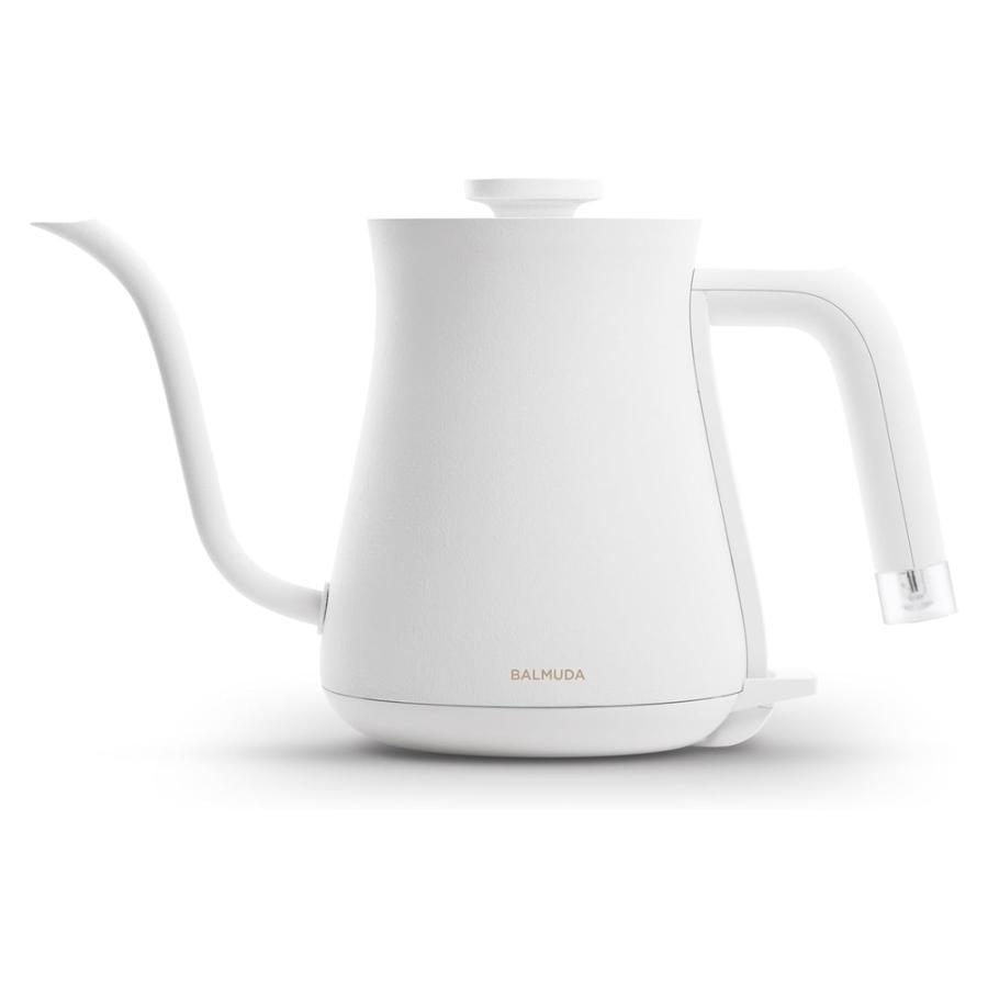 電気ケトル BALMUDA The Pot バルミューダ ザ ポット KPT01JP 容量0.6L ステンレス シンプル 空だき防止 自動電源OFF AC電源 1200W ホワイト KPT01JP-WH ◆宅 | BALMUDA