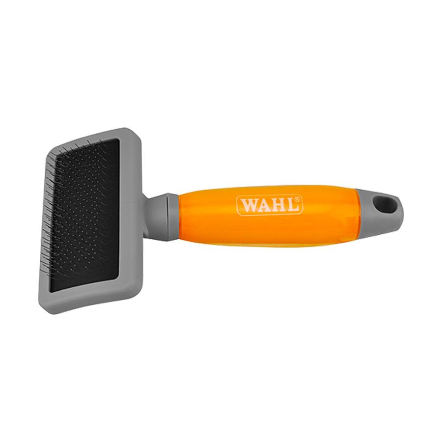 ステンレススリッカーブラシ M 愛犬・愛猫用 WAHL ウォール 抜け毛取り ステンレスブラシ ふんわり仕上げ グルーミング サイズ95x185x35(mm) AG2019 ◆宅 | WAHL