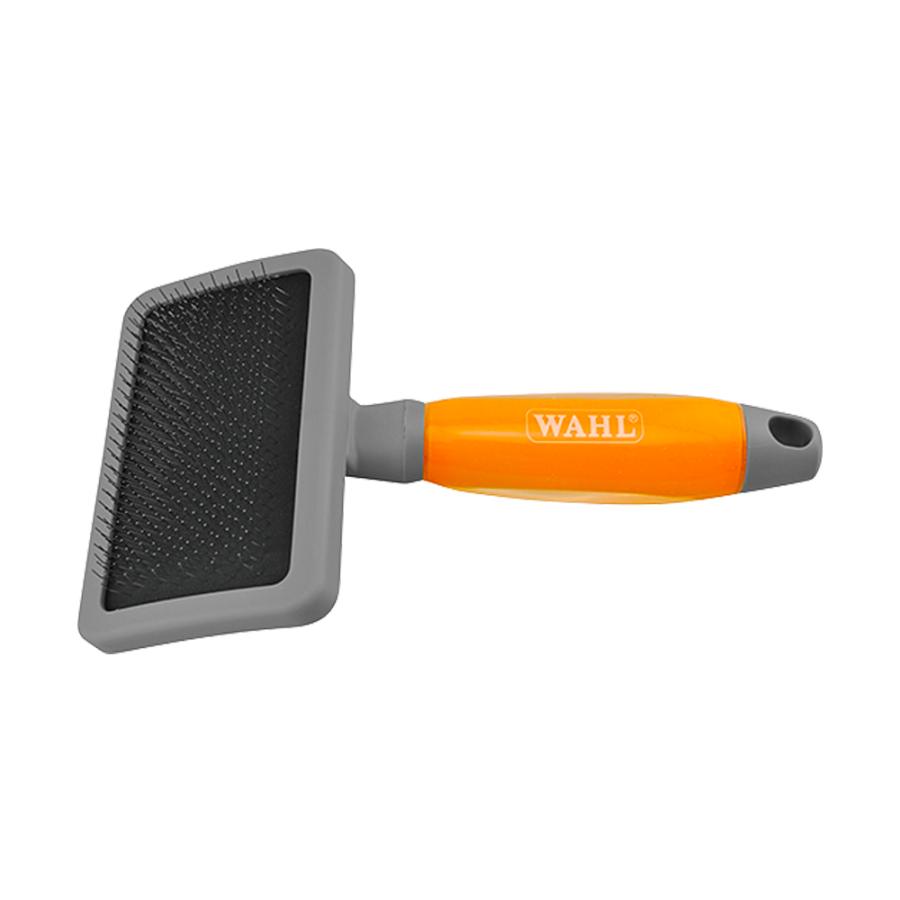 ステンレススリッカーブラシ L 愛犬用 WAHL ウォール 抜け毛取り ステンレスブラシ ふんわり仕上げ グルーミング サイズ120x215x45(mm) AG2029 ◆宅 | WAHL
