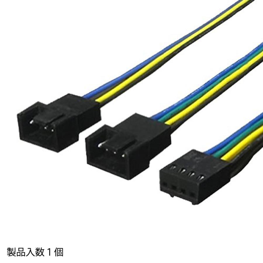 Tftec 変換名人 電源ケーブル 4pin Fan電源 2分岐 Fan4 2 メ 風見鶏 通販 Paypayモール